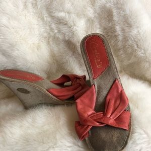 Candies wedge sandals